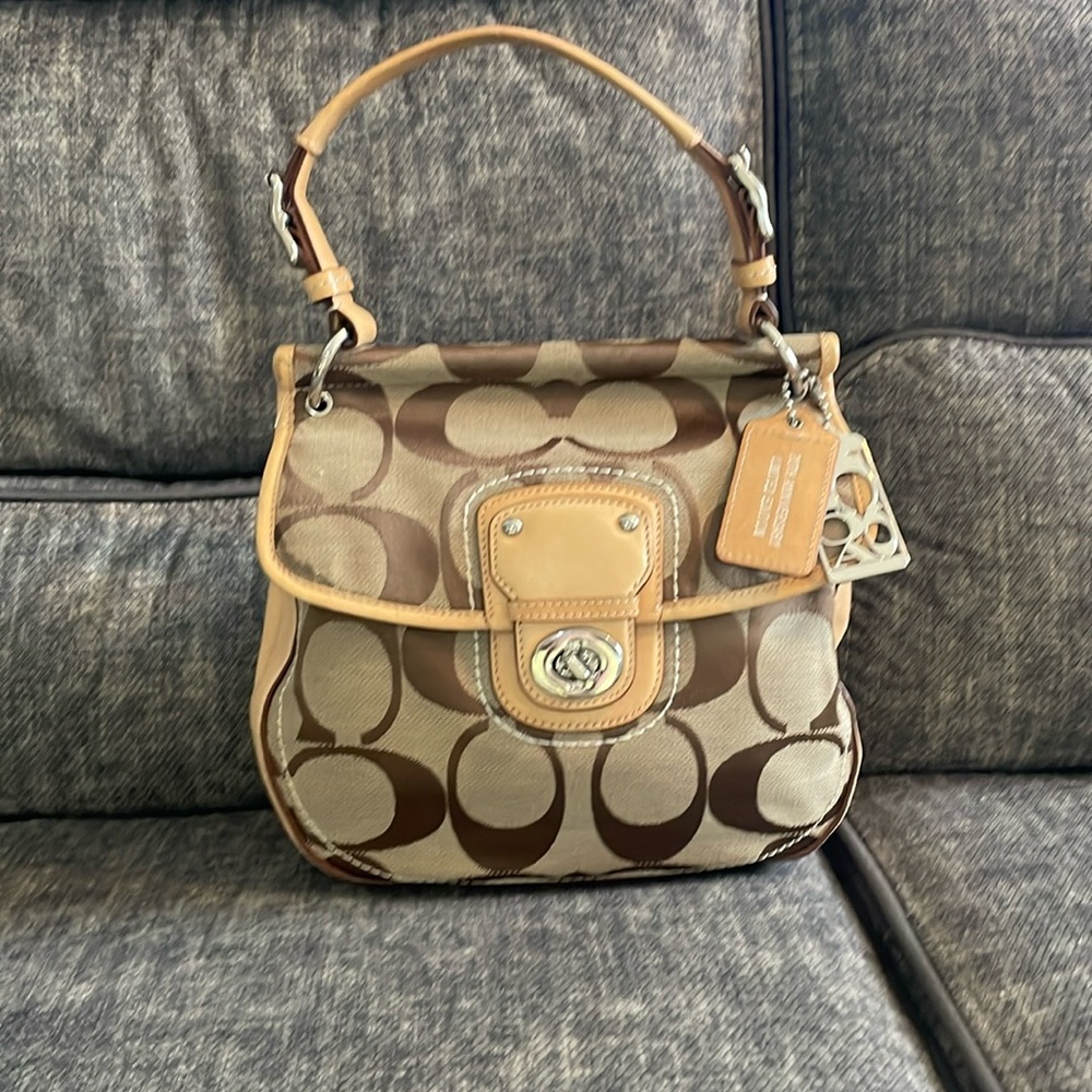Coach Willis 70th Anniversary Signature Satchel Bag 19034